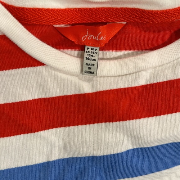 Joules Coastal “Liberty” Tee Shirt Dress size 9-10 - Picture 2 of 3